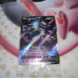 Pokemon TCG Sealed Black Star Promo Mewtwo V Full Art Holo Card SWSH229 New Go - Image 1