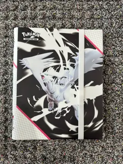 Pokemon White Flare Binder 9-Pocket 396 Card Album Reshiram Art TCG- BINDER ONLY - Image 1