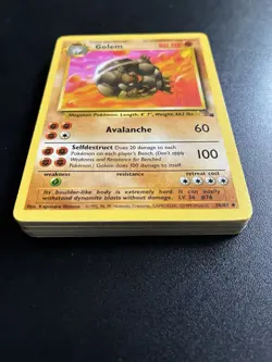 Vintage Fossil Pokemon Cards Bundle x 25 Good Condition 1999 WOTC - Image 1