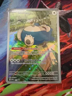 Pokemon Snorlax 051 SV: Scarlet & Violet Promo Holo Card HP 150 Voraciousness - Image 1