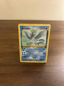 Pokemon TCG Articuno 17/62 Fossil Unlimited Non-Holo Card 1st Edition - Image 1