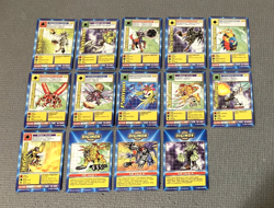 (11) Digimon Digi-Battle Taco Bell Promo Cards + (3) Tip Cards / Bandai 2000 - Image 1