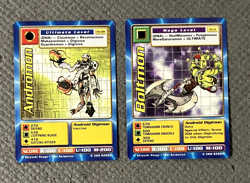 (11) Digimon Digi-Battle Taco Bell Promo Cards + (3) Tip Cards / Bandai 2000 - Image 3