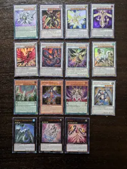 Konami Yu-Gi-Oh! TCG Limited Edition Mixed Lot 15 Cards Holo Dragon Synchro - Image 1