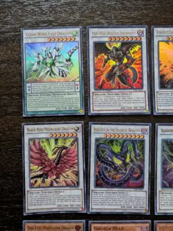 Konami Yu-Gi-Oh! TCG Limited Edition Mixed Lot 15 Cards Holo Dragon Synchro - Image 2