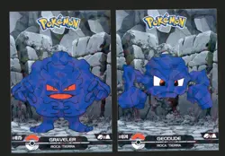 GEODUDE & GRAVELER - Cracked Ice Holo -Crystal Dark Black 2025-Pokemon Card - Image 1