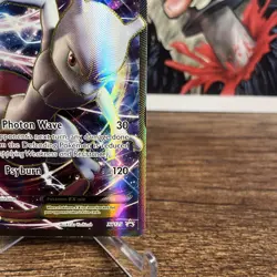 Mewtwo EX XY125 Full Art Black Star Promo Holo Pokemon Card Full Art Rare LP - Image 3