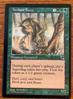 MTG Tempest Verdant Force - Image 1