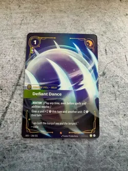 Defiant Dance [SFD - 196/221] - NM [Foil] TCG Riftbound - Image 1
