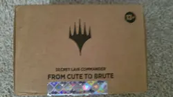 Secret Lair Magic The Gathering From Cute To Brute Commander Deck Sealed lN HAND - Image 2