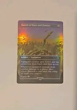 Sword of Feast and Famine (Borderless) Universes Beyond: Assassin's Creed Foil - Image 1