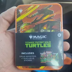 Magic: The Gathering Teenage Mutant Ninja Turtles Tin [MICHELANGELO] 3 Boosters - Image 1