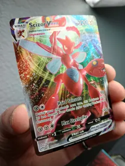 Pokemon TCG Scizor VMAX 119/189 Darkness Ablaze Full Art Ultra Rare NM - Image 3