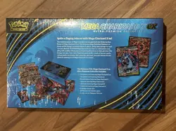 Pokemon Mega Charizard X ex Ultra Premium Collection Box Sealed New UPC - Image 2