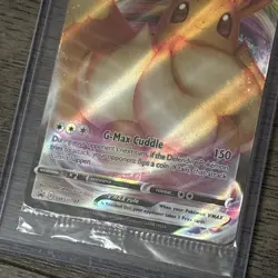 SEALED Pokemon Eevee VMAX SWSH087 Shining Fates Holo Black Star Promo - Image 3
