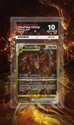Pokemon Giratina VSTAR Crown Zenith GG69/GG70 Ace 10 *Perfect Subgrade* - Image 1