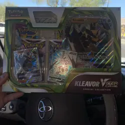 Kleavor V Star Special Collection Box Lost Origins Pokemon 4 Booster packs NEW - Image 1