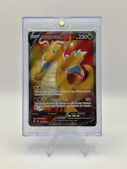 Pokemon Dragonite V Full Art Ultra Rare Holo SWSH07 Evolving Skies 191/203 - Image 1