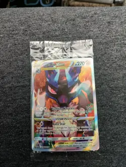 Pokemon TCG Lucario VSTAR SWSH291 Crown Zenith ETB Black Star Promo (SEALED) - Image 3