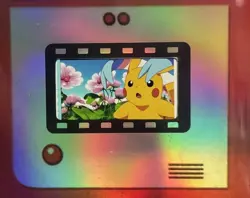 Pokemon FSA Film Cell Pikachu In Field From Pikachu’s Vacation 1998 Movie Short - Image 3