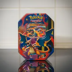 Pokemon TCG: Mega Charizard Y Ex Tin - New & Sealed ✅ - Image 1