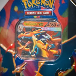 Pokemon TCG: Mega Charizard Y Ex Tin - New & Sealed ✅ - Image 2