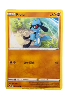 New: 2023 Pokemon TCG Riolu 071 Crown Zenith Regular Common - Image 1