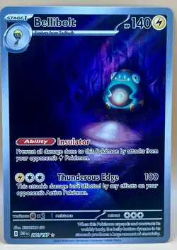 Bellibolt 201/197 – Obsidian Flames (Illustration Rare) – NM – 2023 Pokemon TCG - Image 1