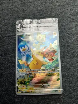 Pokemon TCG Pikachu SVP 027 Paldea Evolved ETB Black Star Promo (SEALED) - Image 3