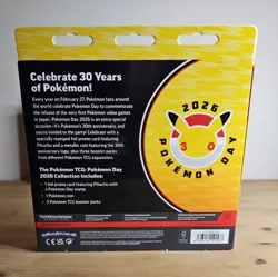 POKEMON DAY 2026 COLLECTION - 30TH ANNIVERSARY - BRAND NEW & SEALED - ENGLISH - Image 2
