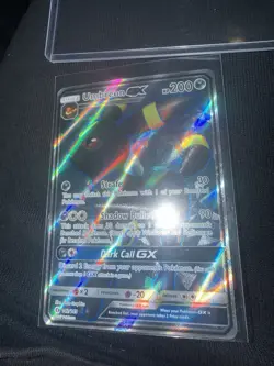 Pokemon Umbreon GX Ultra Rare Full Art Holo 142/149 SM Base Set 200 HP English - Image 4