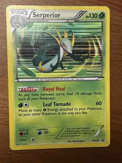 Serperior BW20 Pokemon Black & White Holo Promo LP - Image 1