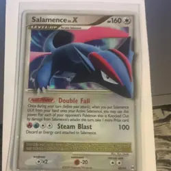 Pokemon Salamence LV.X 98/99 Arceus Ultra Rare Holo 160HP English 2009 - Image 1