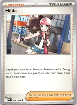 Hilda 084/086 UC White Flare Pokemon Near Mint - Image 1