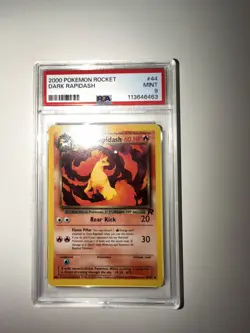 PSA 9 Dark Rapidash Mint 44/82 Team Rocket Unlimited 2000 Pokemon 113646463 - Image 3