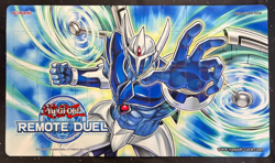 Yugioh TCG Official Remote Duel Elemental Hero Stratos Playmat!! - Image 1
