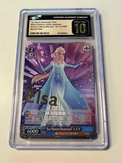 Weiss Schwarz Disney Mirrorverse Elsa SP Japan MRd/S111-076SP CGC 10 pristine !! - Image 1