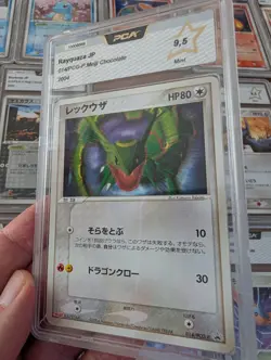 Rayquaza 014/PCG-P Promo 2004 MEIJI Chocolate Japanese Pop1 Pokemon Card MINT - Image 2