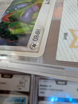 Rayquaza 014/PCG-P Promo 2004 MEIJI Chocolate Japanese Pop1 Pokemon Card MINT - Image 4