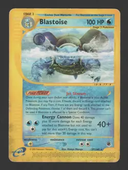 Blastoise Expedition 37/165 ENG - Pokemon Card Rare - Image 1