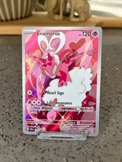 Enamorus Pokemon TCG Scarlet & Violet Twilight Masquerade Card 180/167 - NM/Bet. - Image 1