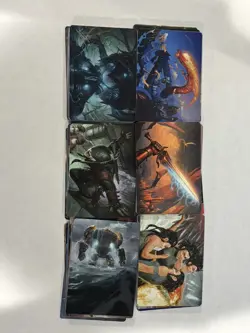 Magic the Gathering MTG Art Card Lot Final Fantasy Baldur's Gate Phyrexia - Image 2