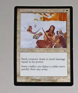 Magic the Gathering * MTG * 1 X Wave of Reckoning * Mercadian Masques * LP - Image 1