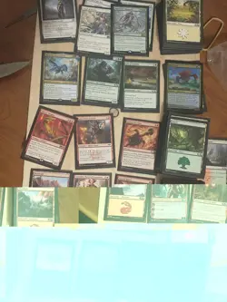 Magic The Gathering 2019 Huge Collection All In Protective Sleeves Organized #2 - Image 1