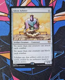 Silent Arbiter NM Regular MTG Commander Masters CMM Unplayed Magic the Gathering - Image 1