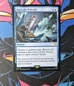 Raise the Palisade NM Regular MTG Lord of the Rings Unplayed Magic the Gathering - Image 1