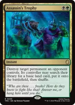 ~ Assassin's Trophy ~ NM ~ Commander: Teenage Mutant Ninja Turtles ~ MTG ~ - Image 1