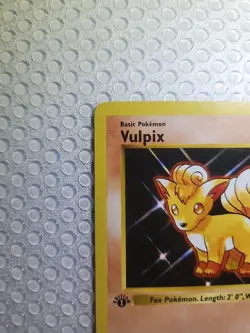 Pokemon TCG Vulpix 1st Edition Base Set Shadowless 68/102 LP Condition - Image 2