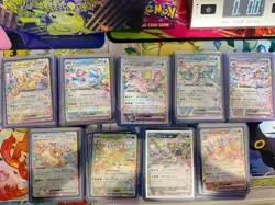 Pokemon Terastal Festival Japanese EX Eevee Evolutions lot 71 cards - Image 1