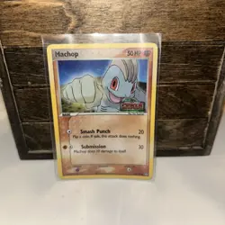Machop 53/108 EX Power Keepers Reverse Holo Pokemon Card - Image 1